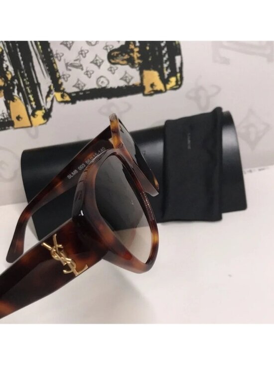 New Authentic Saint Laurent Havana SLM8 003 Sunglasses main image 9